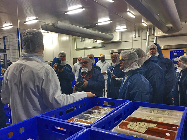 Besuch im Frische-Logistikzentrum der Edeka in Freienbrink